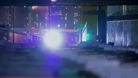 Electroplating bath in the workflow. Stock Footage 69934183