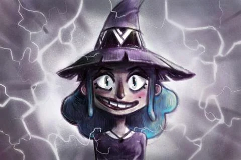 ELECTROWITCH Stock Illustration