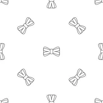 Elegance bow tie pattern seamless 스톡 일러스트