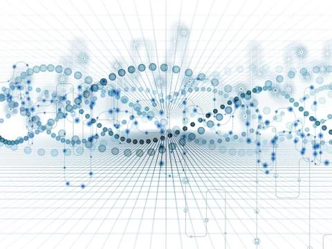 Elegance of Data Transfers Gratis stockillustratie