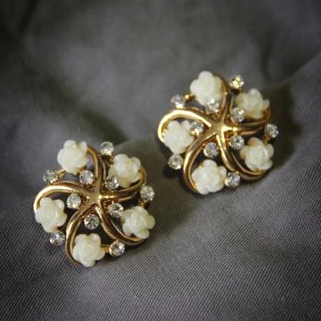 Elegance Earings Stock Photos