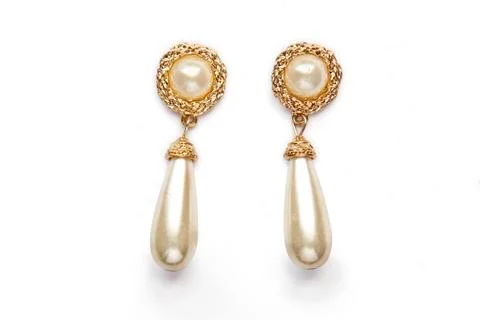 Elegance Earings Stock Photos