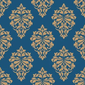 Elegance floral damask seamless pattern 스톡 일러스트