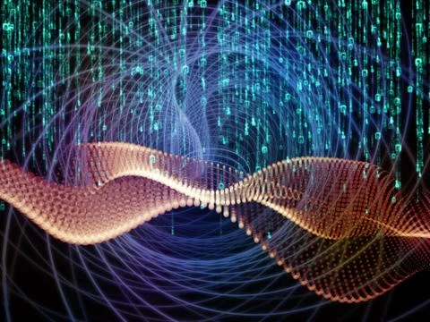 Elegance of Numbers 스톡 일러스트