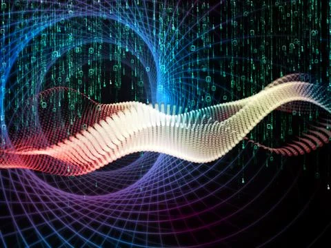 Elegance of Numbers Stock Illustration