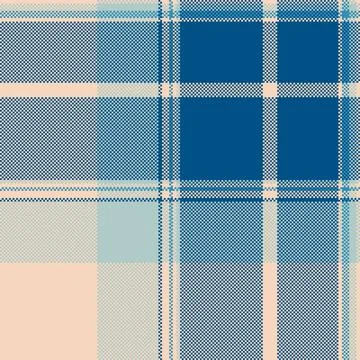 Elegance plaid seamless fabric, equal tartan textile vector. Gift texture p.. Stock Illustration