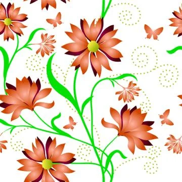 Elegance seamless color pattern on background, vector illustration 스톡 일러스트