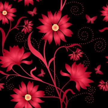 Elegance seamless color pattern on background, vector illustration Stock Illustration
