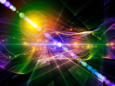 Elegance of the Sine Wave Stock Illustration