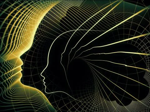 Elegance of Soul Geometry Stock Illustration