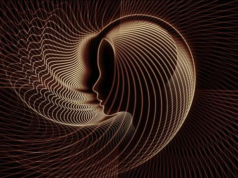 Elegance of Soul Geometry Illustrazione stock