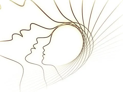Elegance of Soul Geometry Illustrazione stock