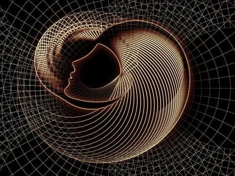 Elegance of Soul Geometry Illustrazione stock