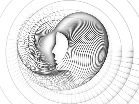 Elegance of Soul Geometry Stock Illustration