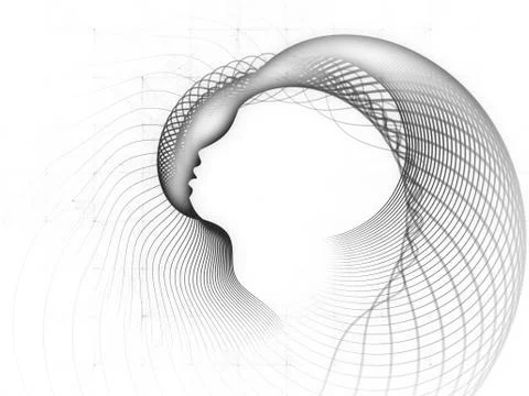 Elegance of Soul Geometry Stock Illustration