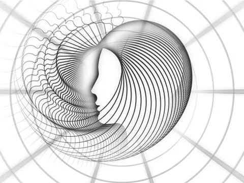 Elegance of Soul Geometry Stock Illustration