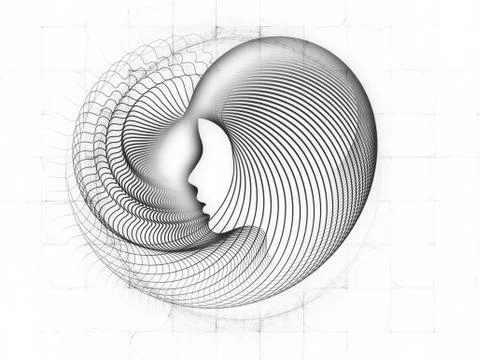 Elegance of Soul Geometry Stockillustratie