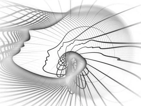 Elegance of Soul Geometry Stock Illustration