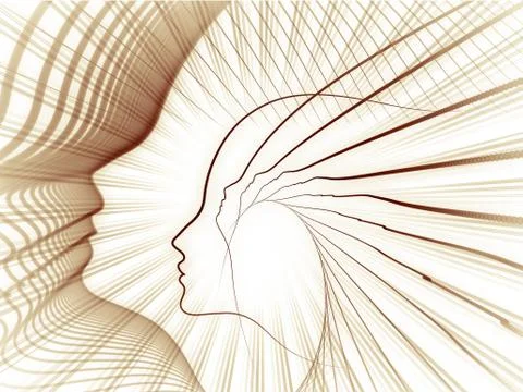 Elegance of Soul Geometry Stockillustratie