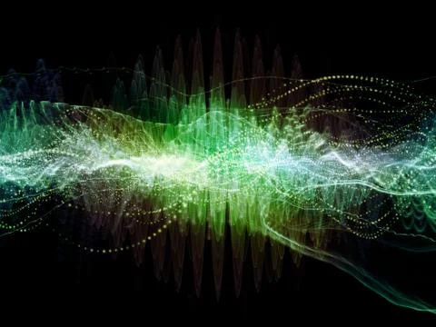 Elegance of Sound Wave Stock Illustration