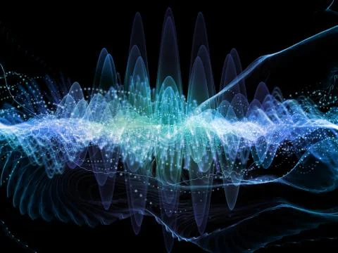 Elegance of Sound Wave Stock Illustration