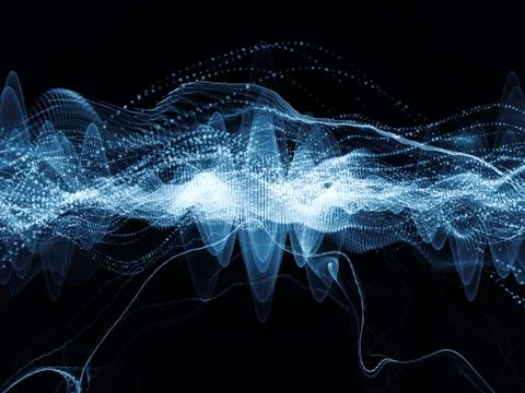 Elegance of Sound Wave Stock Illustration