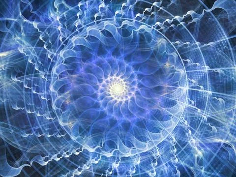 Elegance of Spiral Pattern Stock Illustration