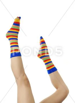 Elegance sportic legs Stock Photos