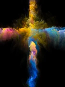 Elegance of Virtual Canvas Stock Illustration