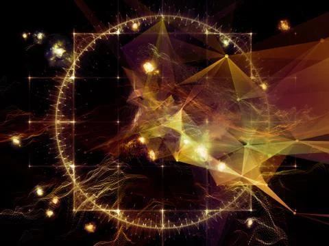 Elegance of Virtual World 스톡 일러스트