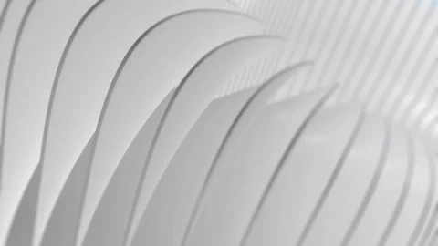 Elegant 3D Silver Abstract Loop For Visual Media Stock Footage 292338071