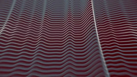 An elegant 4K animation featuring smooth waves on a deep burgundy background Stock Footage 325329551