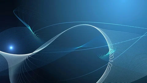 Elegant abstract and dynamic lines in motion Video stock 70526552