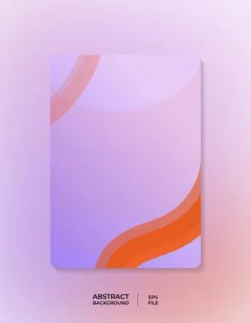 Elegant Abstract Background Design featuring soft orange and purple gradient Stock Illustration