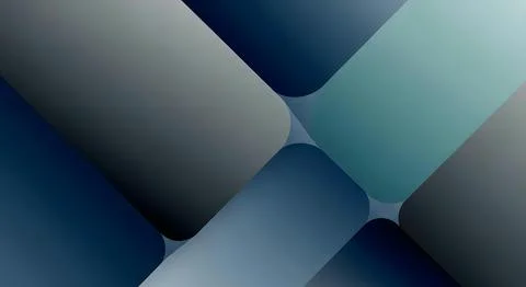 Elegant abstract background with overlapping rounded rectangles and soft gr.. Illustrazione stock