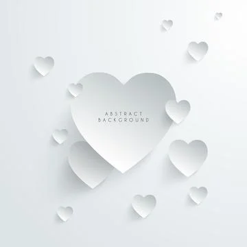 Elegant abstract background with simple love vector. Gradient abstract Stock Illustration