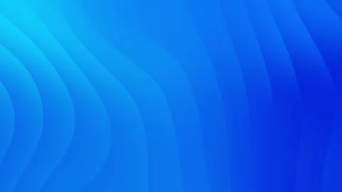 Elegant abstract blue gradient wavy lines loop animation. Stock Footage 286408947