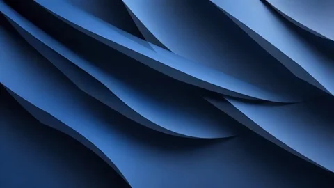 Elegant abstract blue waves with smooth gradient flow 스톡 동영상 311293626