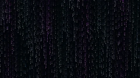 Elegant abstract bokeh particles falling on a deep black background for cin.. Stock Footage 341058344