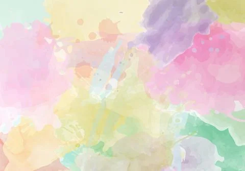 Elegant Abstract colorful watercolor for background. Vector. Stock Illustration