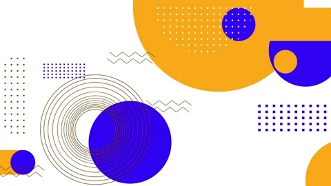 Elegant abstract geometric elements arranged on a modern background seamless 4k Stock Footage 295752195