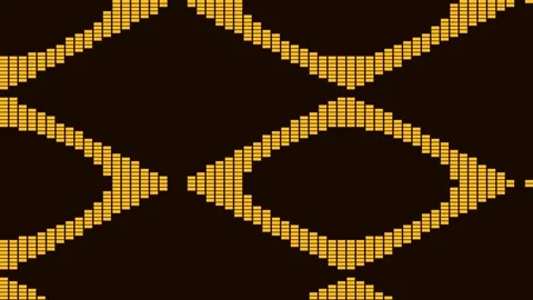 Elegant abstract golden curve patterns on deep black background texture for.. Stock Footage 342523890