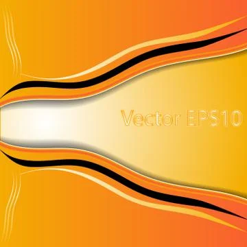 Elegant  abstract orange background Illustrazione stock