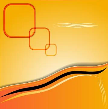 Elegant  abstract orange background Illustrazione stock