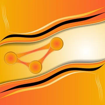 Elegant  abstract orange background 스톡 일러스트
