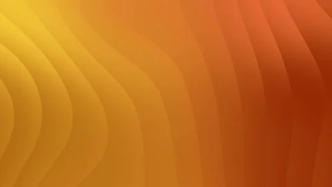 Elegant abstract orange gradient wavy lines loop animation. Stock Footage 286408941