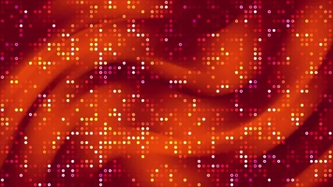 Elegant abstract orange red background digital technology swirl marble Stock Footage 297340478