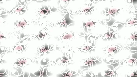 Elegant abstract pink floral repeat seamless texture for feminine backgrounds Stock Footage 336543990