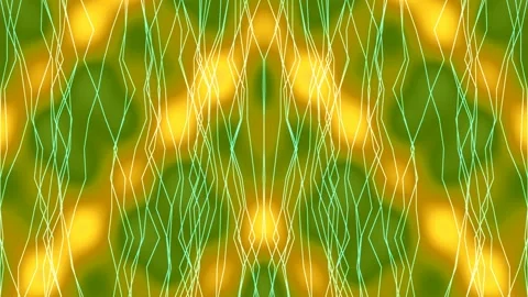 Elegant abstract symmetric mandala pattern in vibrant pink and gold tones Stock Footage 337575937
