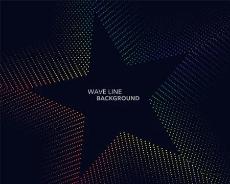 Elegant abstract vector spectrum rainbow gradient wave dot line futuristic st イラスト素材